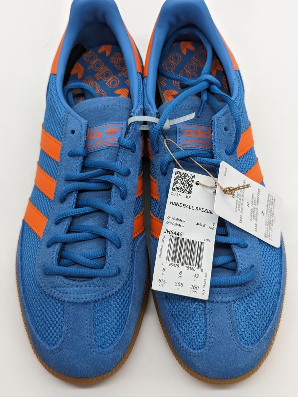 Adidas Originals Handball Spezial Blue Orange JH5445 Mens size 8.5 / Womens 9.5 - Picture 7 of 7